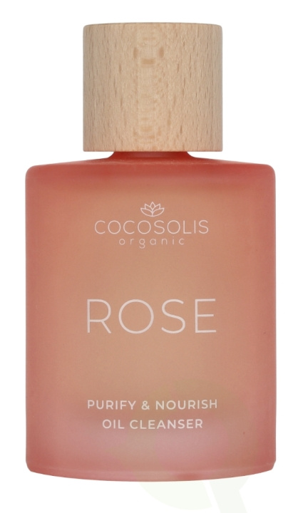 Cocosolis Cosmetics Cocosolis Rose Purify & Nourish Oil Cleanser 50 ml i gruppen SKÖNHET & HÄLSA / Hudvård / Ansiktsvård / Ansiktsolja hos TP E-commerce Nordic AB (D32982)