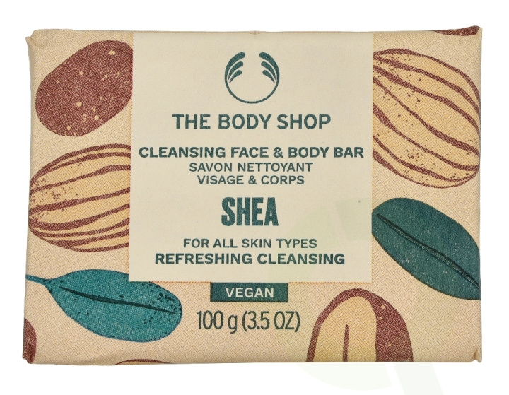 The Body Shop Shea Cleansing Face & Body Bar 100 g i gruppen SKÖNHET & HÄLSA / Hudvård / Ansiktsvård / Rengöring hos TP E-commerce Nordic AB (D33001)