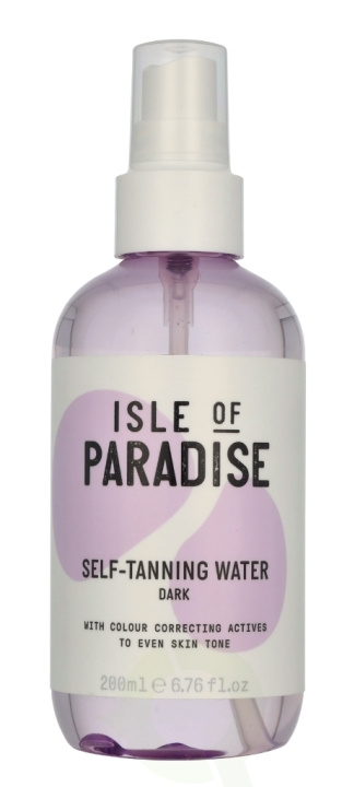 Isle of Paradise Self-Tanning Water 200 ml Dark i gruppen SKÖNHET & HÄLSA / Hudvård / Solskydd & Tanning / Brun utan sol hos TP E-commerce Nordic AB (D33020)