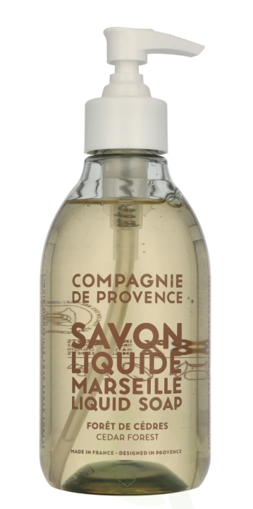 Compagnie De Provence Liquid Marseille Soap 300 ml Cedar Forest i gruppen SKÖNHET & HÄLSA / Hudvård / Kroppsvård / Handtvål hos TP E-commerce Nordic AB (D33030)