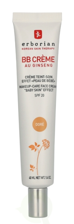 Erborian BB Cream Au Ginseng 5-In-1 Baby Skin Effect SPF20 40 ml Dore i gruppen SKÖNHET & HÄLSA / Hudvård / Ansiktsvård / Dagkräm hos TP E-commerce Nordic AB (D33055)