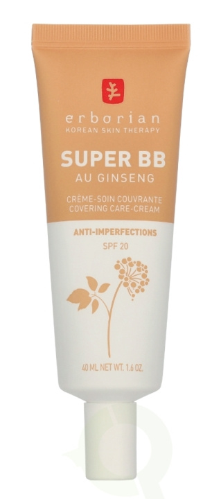 Erborian Super BB Covering Care-Cream SPF20 40 ml Golden i gruppen SKÖNHET & HÄLSA / Hudvård / Ansiktsvård / Dagkräm hos TP E-commerce Nordic AB (D33056)