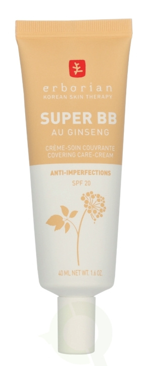 Erborian Super BB Covering Care-Cream SPF20 40 ml Nude i gruppen SKÖNHET & HÄLSA / Hudvård / Ansiktsvård / Dagkräm hos TP E-commerce Nordic AB (D33057)