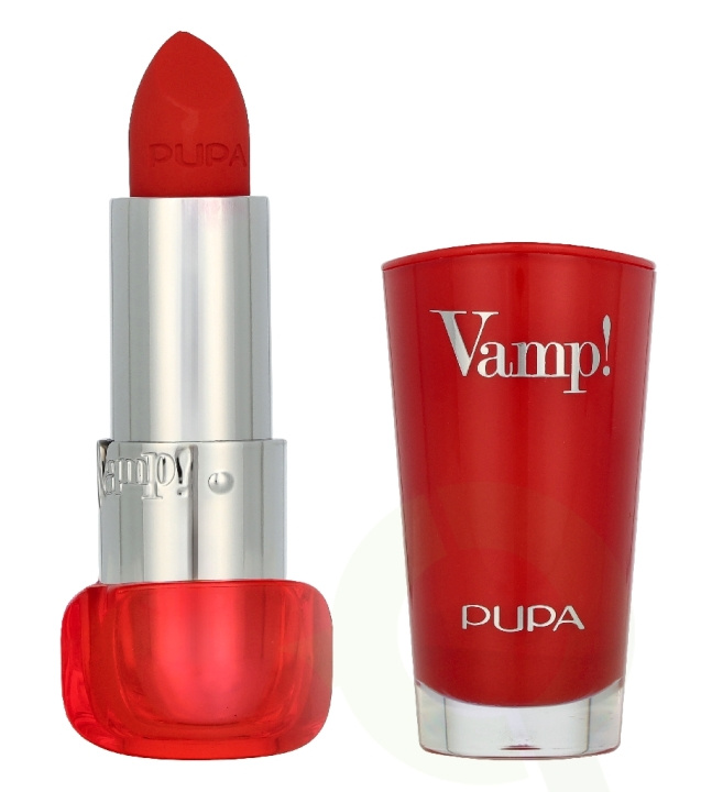 Pupa Milano Pupa Vamp! Extreme Colour Lipstick 3.5 g #304 Red Flame i gruppen SKÖNHET & HÄLSA / Makeup / Läppar / Läppstift hos TP E-commerce Nordic AB (D33133)