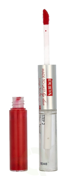 Pupa Milano Pupa Made to Last Lip Duo Lipstick 8 ml #006 Fire Red i gruppen SKÖNHET & HÄLSA / Makeup / Läppar / Läppstift hos TP E-commerce Nordic AB (D33194)
