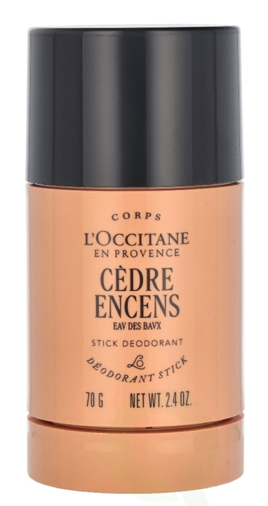 L\'Occitane Cedre Encens Deo Stick 70 g i gruppen SKÖNHET & HÄLSA / Doft & Parfym / Deodorant / Deo för honom hos TP E-commerce Nordic AB (D33208)