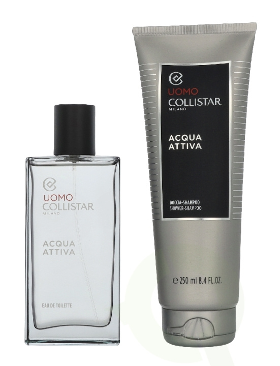 Collistar Uomo Acqua Attiva Giftset 350 ml Acqua Attiva Edt Spray 100 ml / Acqua Attiva Shampoo 250 ml i gruppen SKÖNHET & HÄLSA / Presentkit / Presentkit För Henne hos TP E-commerce Nordic AB (D33242)