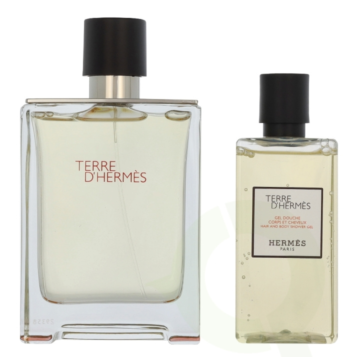 Hermes Terre D\'Hermes Giftset 180 ml Edt Spray 100ml/Shower Gel 80ml i gruppen SKÖNHET & HÄLSA / Presentkit / Presentkit För Henne hos TP E-commerce Nordic AB (D33314)