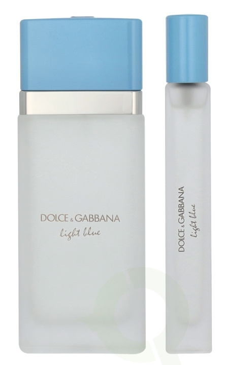Dolce & Gabbana Light Blue Pour Femme Giftset 60 ml Edt Spray 50ml/Edt Spray 10ml i gruppen SKÖNHET & HÄLSA / Doft & Parfym / Parfym / Parfym för henne hos TP E-commerce Nordic AB (D33315)