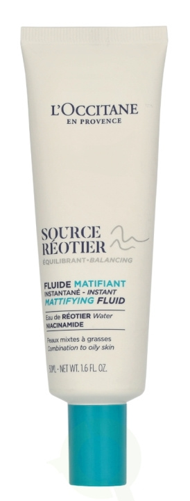 L\'Occitane Source Reotier Instant Mattifying Fluid 50 ml i gruppen SKÖNHET & HÄLSA / Hudvård / Ansiktsvård / Dagkräm hos TP E-commerce Nordic AB (D33457)
