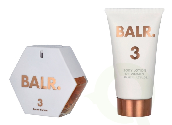 Balr. 3 FOR WOMEN Giftset 80 ml Holidays 2023-2024 -Edp Spray 30ml/Body Lotion 50ml i gruppen SKÖNHET & HÄLSA / Presentkit / Presentkit För Henne hos TP E-commerce Nordic AB (D33489)