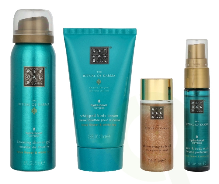 Rituals Karma Giftset 170 ml Body Oil 30ml/Body Mist 20ml/Body Cream 70ml/Shower Gel 50ml i gruppen SKÖNHET & HÄLSA / Presentkit / Presentkit För Henne hos TP E-commerce Nordic AB (D33522)