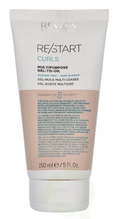Revlon Re/Start Curls Multipurpose Get-To-Oil 150 ml i gruppen SKÖNHET & HÄLSA / Hudvård / Ansiktsvård / Ansiktsolja hos TP E-commerce Nordic AB (D33545)