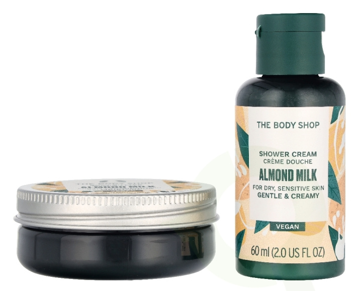 The Body Shop G1 Almond Milk Duo Set 110 ml Shower Cream 60 ml/Body Butter 50ml i gruppen SKÖNHET & HÄLSA / Hudvård / Kroppsvård / Body lotion hos TP E-commerce Nordic AB (D33575)