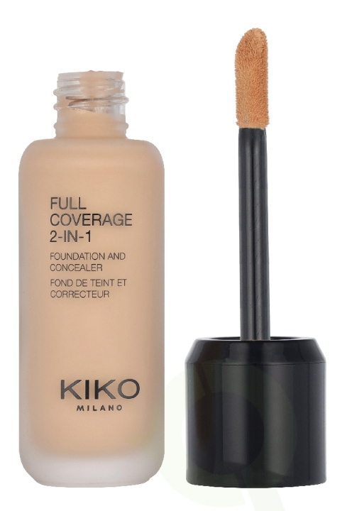 Kiko Milano Full Coverage 2 In 1 Foundation & Concealer 25 ml N10 i gruppen SKÖNHET & HÄLSA / Makeup / Basmakeup / Foundation hos TP E-commerce Nordic AB (D33632)