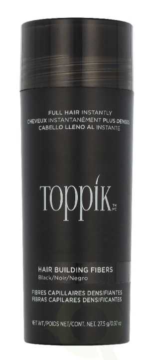Toppik Hair Building Fibers - Black 27.5 g i gruppen SKÖNHET & HÄLSA / Hår & Styling / Hårstylingprodukter hos TP E-commerce Nordic AB (D33668)