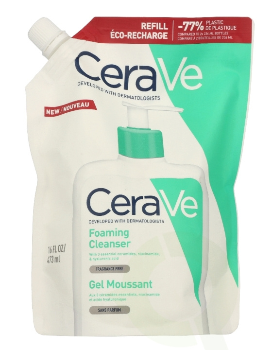 Cerave Foaming Gel Eco Refill 473 ml i gruppen SKÖNHET & HÄLSA / Hudvård / Ansiktsvård / Rengöring hos TP E-commerce Nordic AB (D33676)