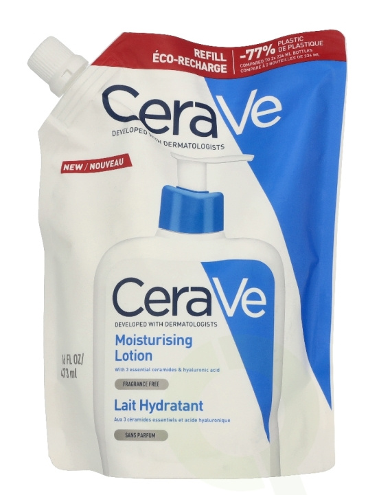 Cerave Moisturising Lotion Eco Refill 473 ml i gruppen SKÖNHET & HÄLSA / Hudvård / Kroppsvård / Body lotion hos TP E-commerce Nordic AB (D33677)
