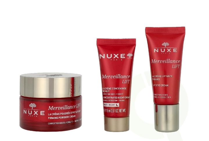 Nuxe Merveillance Lift Set 80 ml Cream 50ml/ Eye 15ml/Night Cream 15ml i gruppen SKÖNHET & HÄLSA / Hudvård / Ansiktsvård / Nattkräm hos TP E-commerce Nordic AB (D33682)
