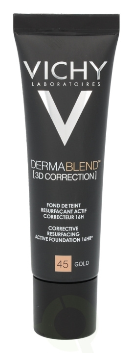 Vichy Dermablend 3D Correction SPF19 30 ml #45 Gold i gruppen SKÖNHET & HÄLSA / Hudvård / Solskydd & Tanning / Solskydd hos TP E-commerce Nordic AB (D33704)
