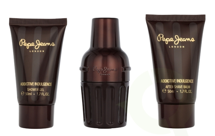 Pepe Jeans Addictive Indulgence For Him Giftset 130 ml Edp Spray 30ml/Showergel 50ml/After Shave 50ml i gruppen SKÖNHET & HÄLSA / Doft & Parfym / Parfym / Parfym för honom hos TP E-commerce Nordic AB (D33734)