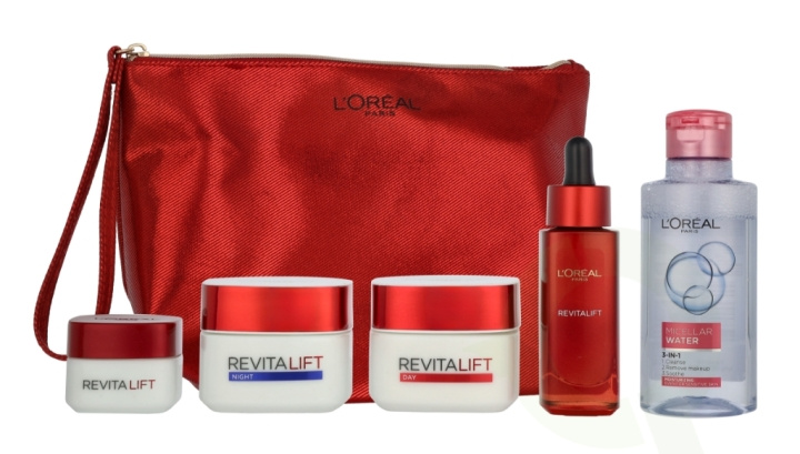 L\'Oreal Revitalift Trex Oap Classic Bag 240 ml Micellar Water 95 ml / Serum 30 ml / Day Cream 50 ml / Night Cream 50 ml / Eye Cream 15 ml i gruppen SKÖNHET & HÄLSA / Hudvård / Ansiktsvård / Dagkräm hos TP E-commerce Nordic AB (D33751)