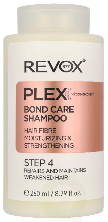 Revox B77 Plex Bond Care Shampoo 260 ml i gruppen SKÖNHET & HÄLSA / Hår & Styling / Hårvårdsprodukter / Schampo hos TP E-commerce Nordic AB (D33817)