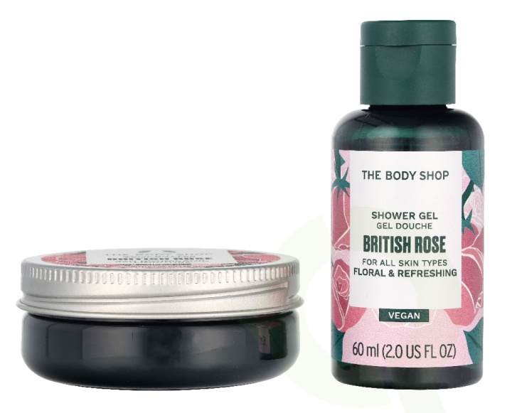 The Body Shop G1 Intro British Rose Giftset 140 ml Shower Gel 60ml/Body Butter 50ml/Hand Cream 30ml i gruppen SKÖNHET & HÄLSA / Presentkit / Presentkit För Henne hos TP E-commerce Nordic AB (D33899)