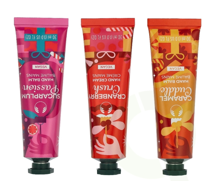 The Body Shop G2 Protect & Soften Hand Balm Trio Set 90 ml Almond Milk Hand Balm 30ml/ Avocado Hand Balm 30ml/ Shea Hand Balm 30ml i gruppen SKÖNHET & HÄLSA / Presentkit / Presentkit För Henne hos TP E-commerce Nordic AB (D33902)