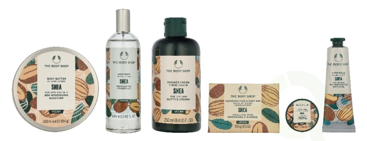 The Body Shop G4 Large Shea Giftset 730 ml Body Butter 200ml/Body Lotion 250ml/Shower Cream 250ml/Hand Cream 30ml i gruppen SKÖNHET & HÄLSA / Presentkit / Presentkit För Henne hos TP E-commerce Nordic AB (D33976)