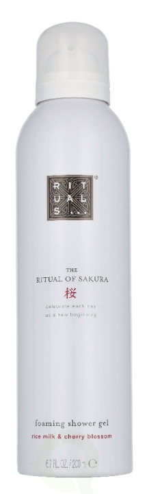 Rituals Sakura Foaming Shower Gel 200 ml i gruppen SKÖNHET & HÄLSA / Hudvård / Kroppsvård / Bad & Duschcreme hos TP E-commerce Nordic AB (D33984)