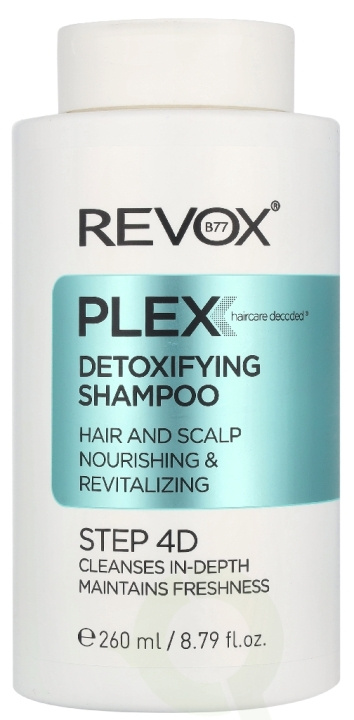 Revox B77 Plex Detoxifying Shampoo 260 ml i gruppen SKÖNHET & HÄLSA / Hår & Styling / Hårvårdsprodukter / Schampo hos TP E-commerce Nordic AB (D33996)