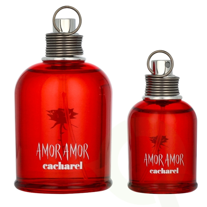 Cacharel Amor Amor Giftset 130 ml Edt Spray 100ml/Edt Spray 30ml i gruppen SKÖNHET & HÄLSA / Doft & Parfym / Parfym hos TP E-commerce Nordic AB (D34162)