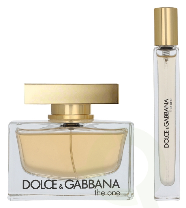 Dolce & Gabbana The One Giftset 85 ml Edp Spray 75ml/Edp Spray 10ml i gruppen SKÖNHET & HÄLSA / Doft & Parfym / Parfym hos TP E-commerce Nordic AB (D34191)