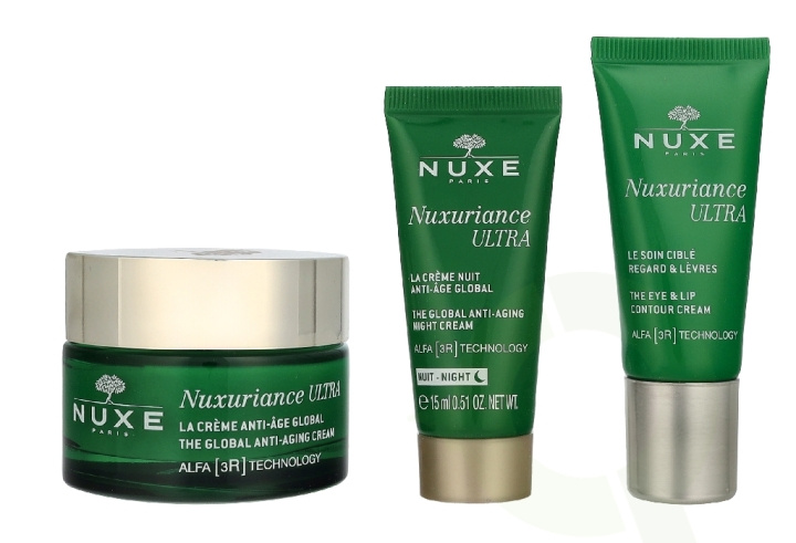 Nuxe Nuxuriance Ultra Set 80 ml Cream 50ml/ Eye 15ml/Night Cream 15ml i gruppen SKÖNHET & HÄLSA / Hudvård / Ansiktsvård / Dagkräm hos TP E-commerce Nordic AB (D34200)