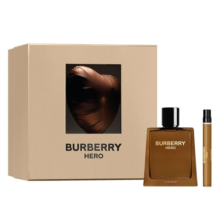 Burberry Giftset Burberry Hero Edp 100ml + Edp 10ml i gruppen SKÖNHET & HÄLSA / Doft & Parfym / Parfym / Parfym för honom hos TP E-commerce Nordic AB (D34274)