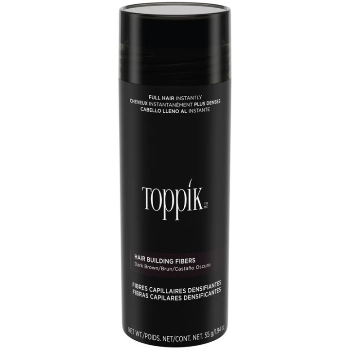 Toppik Hair Building Fibers XL 55g - Dark Brown i gruppen SKÖNHET & HÄLSA / Hår & Styling / Hårvårdsprodukter hos TP E-commerce Nordic AB (D34302)