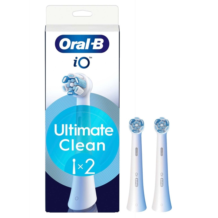 Oral B Borsthuvud iO Ultimate Clean 2st i gruppen SKÖNHET & HÄLSA / Munvård / Borsthuvuden & Tillbehör hos TP E-commerce Nordic AB (D34348)