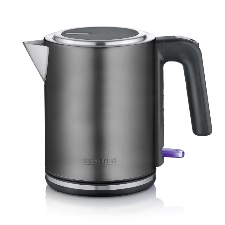 Severin Vattenkokare 1L Dark Inox 2400W WK9342 i gruppen HEM, HUSHÅLL & TRÄDGÅRD / Hushållsmaskiner / Vatten & Juice / Vattenkokare hos TP E-commerce Nordic AB (D34359)