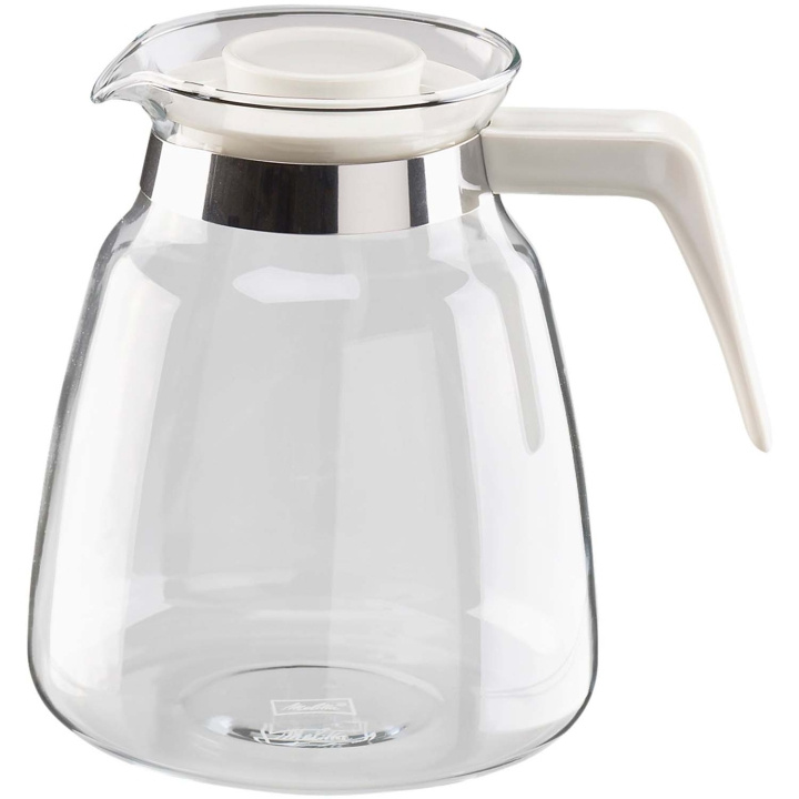 Melitta Glaskanna Aroma Grande Vit 1,6l i gruppen HEM, HUSHÅLL & TRÄDGÅRD / Köksredskap / Övriga köksredskap hos TP E-commerce Nordic AB (D34361)