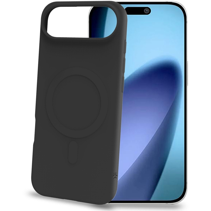 Celly Cromomag Soft rubber case MagSafe-kompatibelt iPhone Air Svart i gruppen SMARTPHONE & SURFPLATTOR / Mobilskydd / Apple / iPhone Air hos TP E-commerce Nordic AB (D34363)