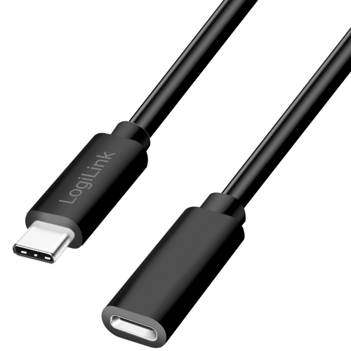 LogiLink USB-C Förlängningskabel 60W 3m Svart i gruppen DATORER & KRINGUTRUSTNING / Datorkablar / USB-kablar / USB-C hos TP E-commerce Nordic AB (D34368)