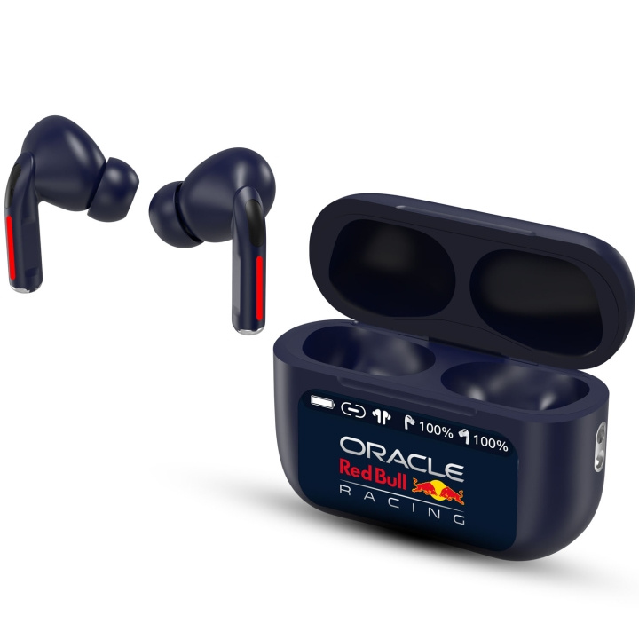 Oracle Red Bull Racing Hörlurar In-Ear Trådlösa TWS ANC ENC LED-Display RB-EB110 Blå i gruppen HEMELEKTRONIK / Ljud & Bild / Hörlurar & Tillbehör / Hörlurar hos TP E-commerce Nordic AB (D34387)