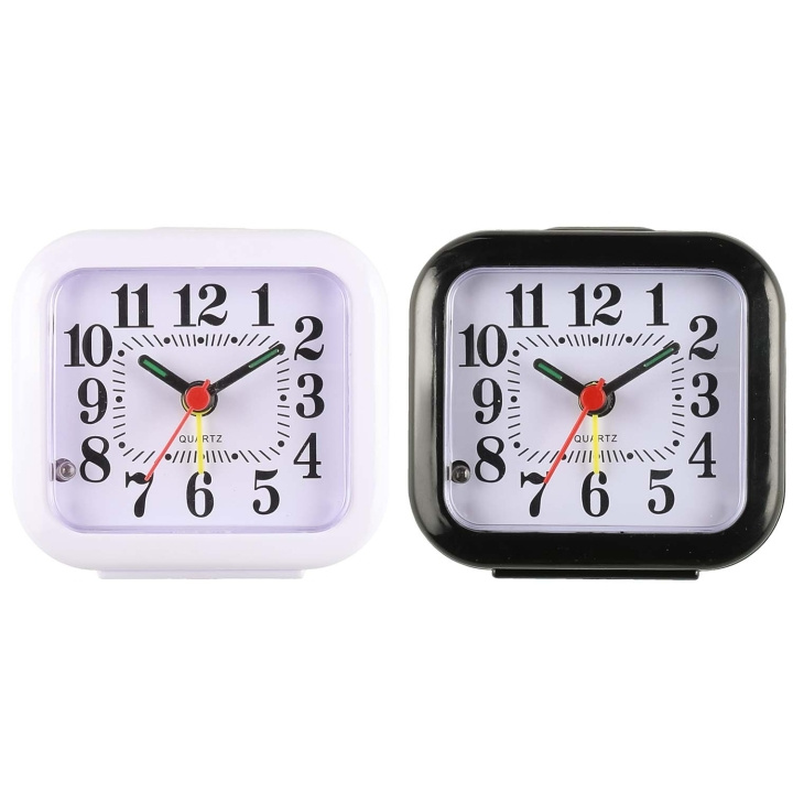 4Living Väckarklocka 8x3x7,5cm 1XAA 1,5V Svart/Vit 5+5 Pack i gruppen HEMELEKTRONIK / Ljud & Bild / Hemmabio, HiFi & Bärbart / Radio & Väckarklockor hos TP E-commerce Nordic AB (D34398)