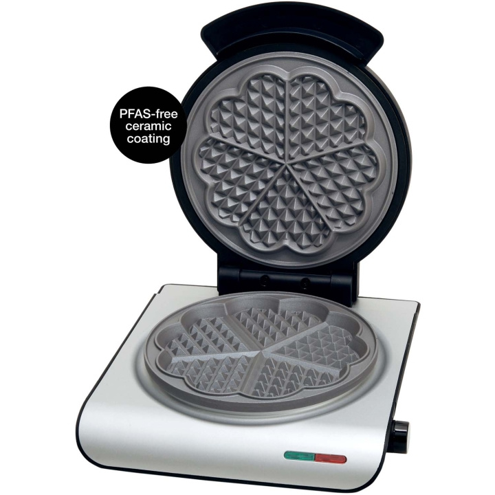 Åviken Våffeljärn 907.2 Keramiskt, Silver i gruppen HEM, HUSHÅLL & TRÄDGÅRD / Hushållsmaskiner / Våffeljärn hos TP E-commerce Nordic AB (D34425)