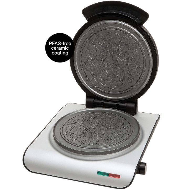 Åviken Rånjärn 908.2 Keramiskt, Silver i gruppen HEM, HUSHÅLL & TRÄDGÅRD / Hushållsmaskiner / Våffeljärn hos TP E-commerce Nordic AB (D34427)