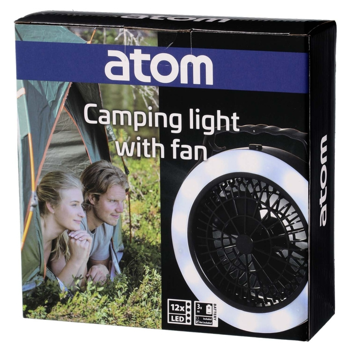 Atom Camping Lampa med Fläkt i gruppen SPORT, FRITID & HOBBY / Friluftsliv / Campinglampor hos TP E-commerce Nordic AB (D34491)