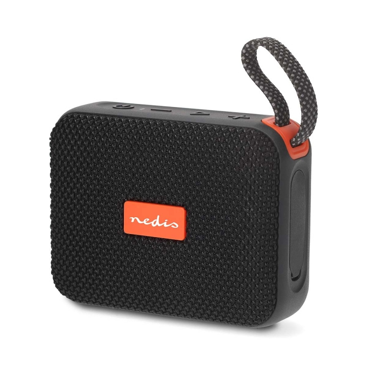 Nedis Bluetooth® Högtalare | 360 min | Handhållen design | 10 W | Mono | Hem / Portable / Utomhus | Orange / Svart i gruppen HEMELEKTRONIK / Ljud & Bild / Högtalare & Tillbehör / Bluetooth-högtalare hos TP E-commerce Nordic AB (D34504)