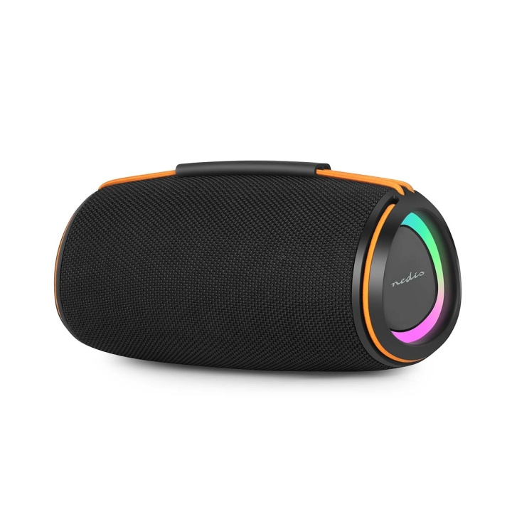 Nedis Bluetooth® Högtalare | 360 min | Handhållen design | 60 W | Stereo | Hem / Portable / Utomhus | Synkroniseringsbar | Orange / Svart
