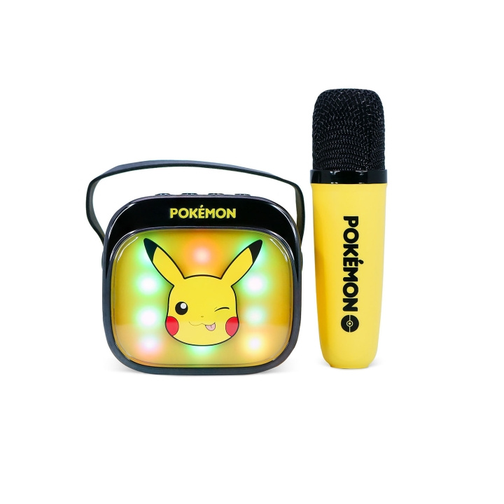 Pokémon Karaokehögtalare med Mikrofon Pikachu Popsing LED i gruppen HEMELEKTRONIK / Ljud & Bild / Handhållna mikrofoner hos TP E-commerce Nordic AB (D34509)
